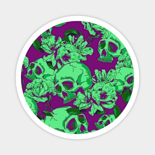 Skull Halloween Magnet